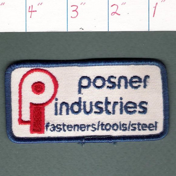Posner Industries Fasteners Tools Steel Sew On Patch - Picture 1 of 1